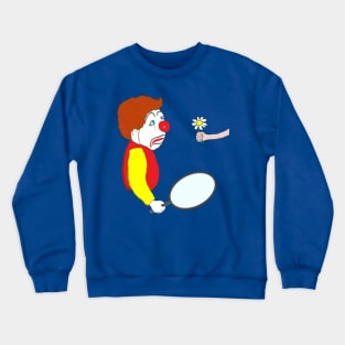The Clown and the Flower Crewneck Sweatshirt